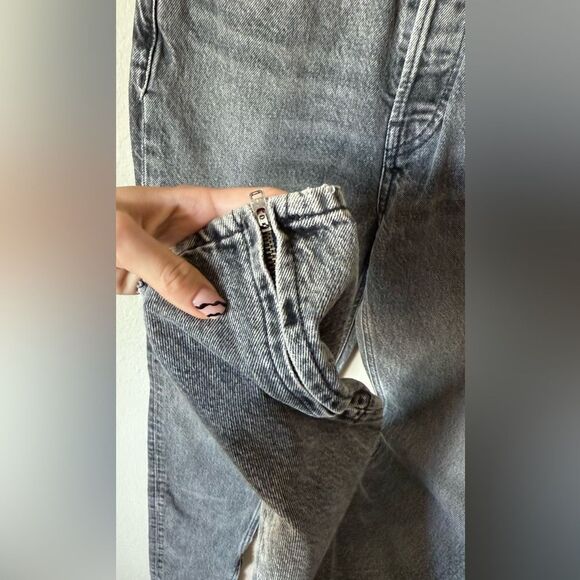 NWT RE/DONE Super High Drainpipe Midnight Ash Denim Jeans Size 24 - Picture 11 of 12